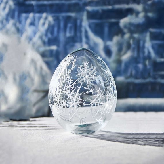 Яйцо хрустальное сувенирное Ice Structure